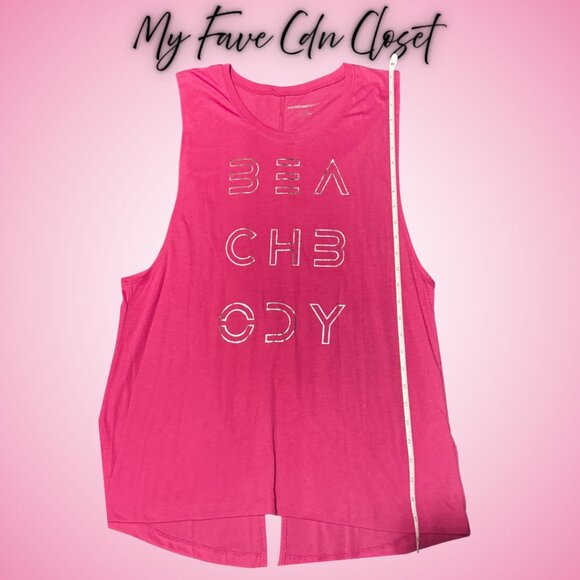 Fuchsia Pink Beach body Tank Top**Ladies XL - Picture 1 of 11